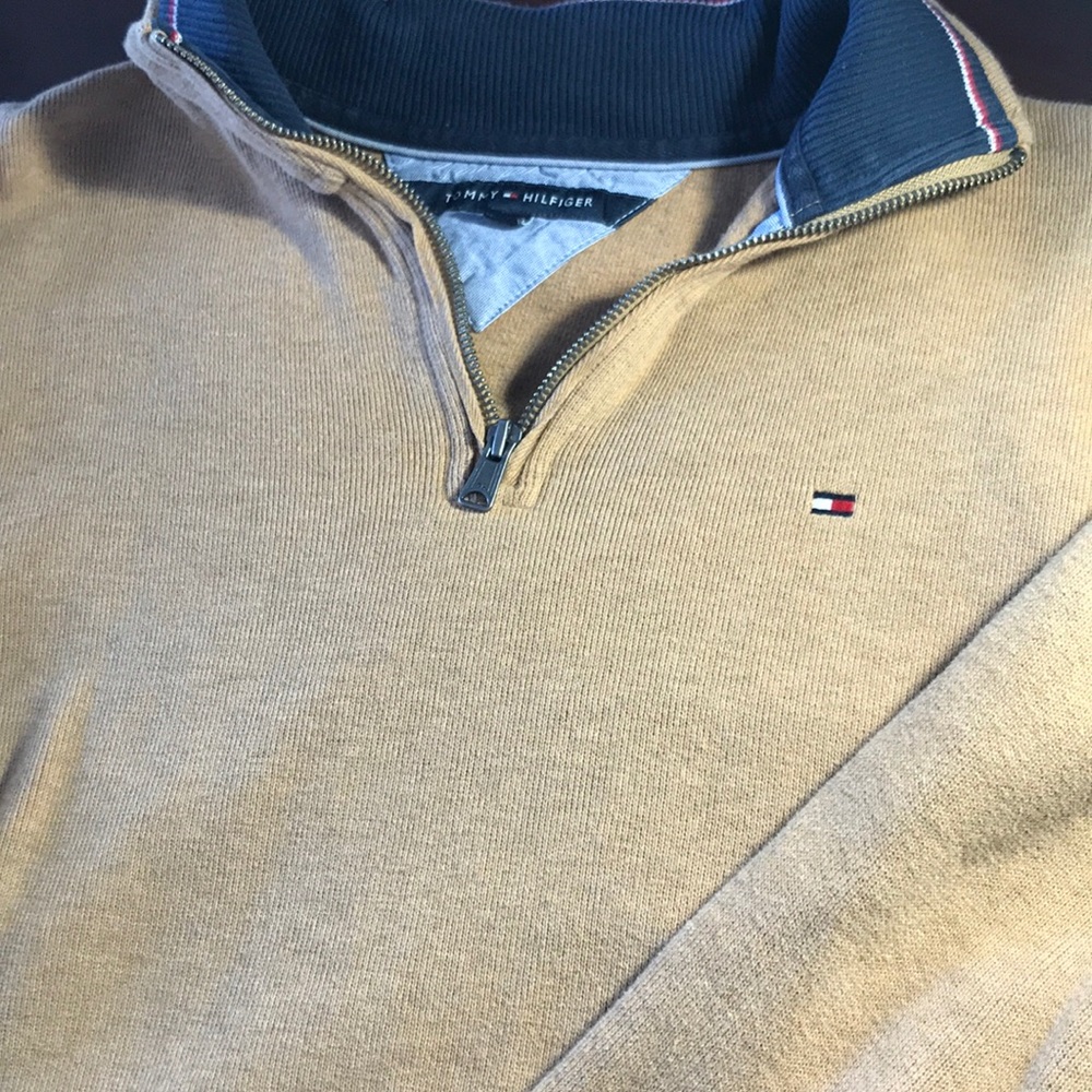 Tommy Hilfiger Brown Turtleneck Sweater